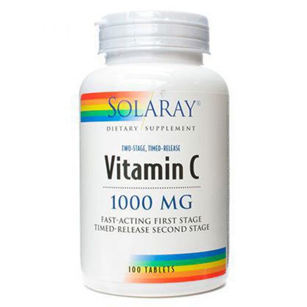Solaray Vitamin C 1000 mg 100 Tablets